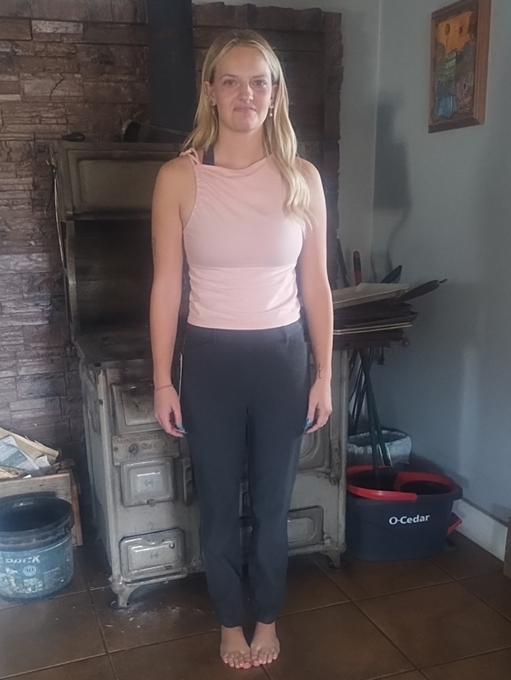 Rue21 Black Straight-Leg Pants with Clean Silhouette Along With Black Sweater